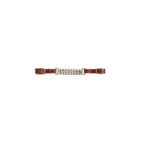 Gourmette cuir Lakota avec double chaîne