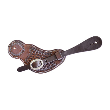 Sporenriemen Pool's wide 15-672 Braun