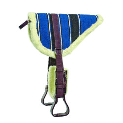 Navajo Lakota Reitpad ohne Sattel mit Steigbügeln und Gurt Navajo Lakota Reitpad ohne Sattel mit Steigbügeln und Gurt