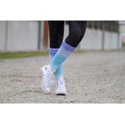 Reitsocken Equithème Havana Marine / Grau Blau