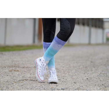 Reitsocken Equithème Havana Marine / Grau Blau