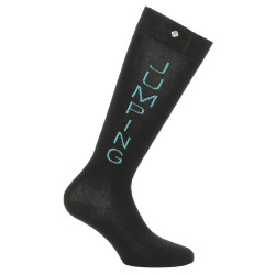 Reitsocken Equithème Jumping Schwarz / Blau Reitsocken Equithème Jumping Schwarz / Blau