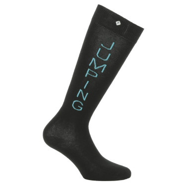 Reitsocken Equithème Jumping Schwarz / Blau Reitsocken Equithème Jumping Schwarz / Blau