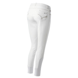 Jeans Damen Equithème Texas Weiß Weiß