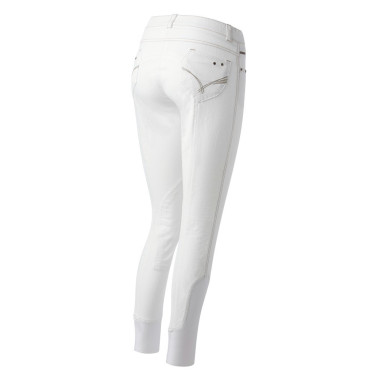 Jeans Damen Equithème Texas Weiß Weiß