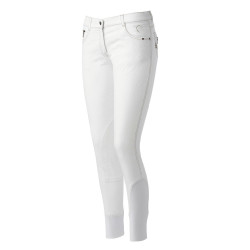 Jeans Damen Equithème Texas Weiß Weiß