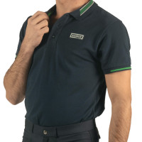 Kinder-Poloshirt Veliko Flags & Cup Marineblau