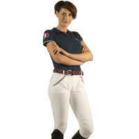 Hose France Collection Damen Flags & Cup Weiß