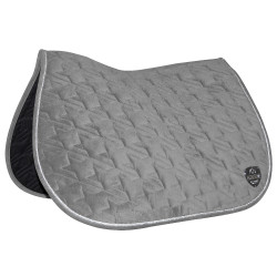 Teppich Flags & Cup Teddy Samt Grau