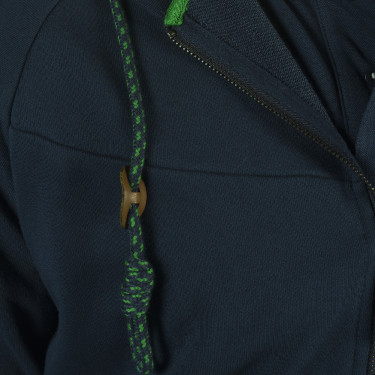 Herren-Kapuzenjacke Mako Flags & Cup Marineblau