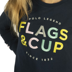 Damen-Sweatshirt Veria Flags & Cup Damen-Sweatshirt Veria Flags & Cup