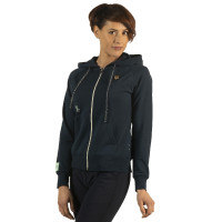 Damen-Sweatshirt mit Reißverschluss Naousa Flags & Cup Marineblau