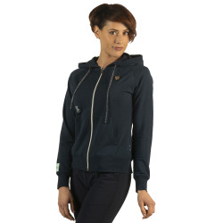 Damen-Sweatshirt mit Reißverschluss Naousa Flags & Cup