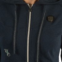 Damen-Sweatshirt mit Reißverschluss Naousa Flags & Cup Marineblau