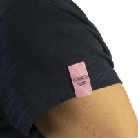 Damen-T-Shirt Lamia Flags & Cup Marineblau