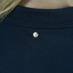 Damen-Poloshirt Kalamata Flags & Cup Marineblau