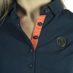 Damen-Poloshirt Larissa Flags & Cup Damen-Poloshirt Larissa Flags & Cup