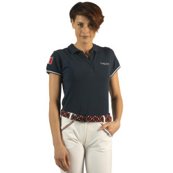 Damen-Poloshirt France Collection Flags & Cup Damen-Poloshirt France Collection Flags & Cup