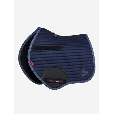 LeMieux Suede Jump Square Mini Schabracke Indigo Blau LeMieux Suede Jump Square Mini Schabracke Indigo Blau