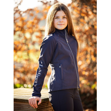Softshell-Jacke LeMieux Elite Young Rider Marineblau