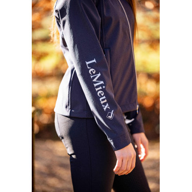 Softshell-Jacke LeMieux Elite Young Rider Marineblau