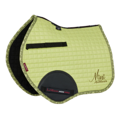 LeMieux Suede Jump Square Mini Schabracke Kiwi Khaki