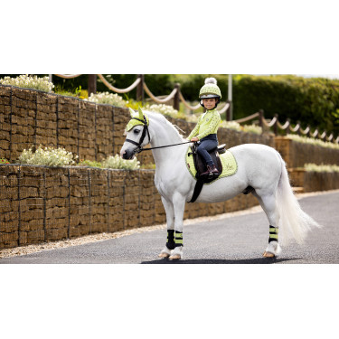 LeMieux Suede Jump Square Mini Schabracke Kiwi Khaki